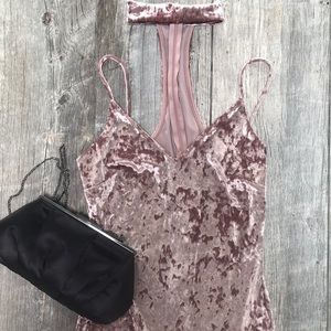 NEW CRUSHED VELVET DRESS